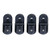 MX Bimini Top Hardware Nylon Eye End Cap Outside for 7-8 Tube-4 pcs-