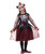 Girls Halloween Skeleton Costume  Day of The Dead Daisy Skull Fancy Dress -3PCS- 9-10Y
