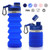 ONTA Collapsible Water Bottle- BPA Free Silicone Foldable Water Bottle for Travel  Food-Grade Silicone Portable Leak-Proof Travel Water Bottle  20oz - ONTA Collapsible Water Bottle- BPA Free Silicone Foldable Water Bottle for Travel  Food-Grade Silicone Portable Leak-Proof Travel Water Bottle  20oz -