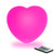 Mr.Go 12-inch Dimmable RGB Color Changing LED Heart Lamp w/Remote Wireless Rechargeable LED Night Light Mood Lighting Lamps for Kids Room Nursery Adult Bedroom Bedside Home Decoration Romantic
