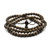 Zen Dear Unisex Burried Ebony Prayer Beads Buddha Buddhist Prayer Beads Meditation Mala Necklace Bracelet -6mm 108 Beads-