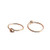 Extra Thin 8mm 14K Rose Gold Filled Hoop Cartilage Earrings