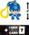 Mega Man ~2 Mega Man Mini-Figure Hanger - 1 Official Mega Man Trading Card Bundle -649705-