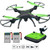 Honor-Y Drone for Beginners, FPV Remote Control Quadcopter Drone with One-key Land and Headless Mode, Drone with Camera Live Video 720P HD Camera Drone for Kids and Adults ( Green )