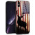 ZHEGAILIAN iPhone Xs MAX Case Tempered Glass Back Shell Pattern Designed with Soft TPU Bumper Case for Apple iPhone Xs MAX Cases -American Deer