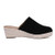 Womens Closed Toe Espadrille Wedges Mules Shoes Sandals Slip On Backless Slides Loafers Black