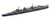 Aoshima Bunka Kyozai 1-700 Water Line Series Japanese Navy Midget Submarine Equipped with Carrier Nisshin Plastic 555