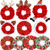 10 Pieces Christmas Hair Scrunchies Christmas Elastic Hair Tie Ropes Hair Scrunchies Ties Christmas Ponytail Holders Hair Accessories for Women Girls
