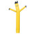MOUNTO 10ft 12inch Fly Puppet Dancer Tube Man Fly Guy Puppet Dancer -Yellow-