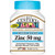21st Century Zinc 50 Mg -Chelated- Tablets  110 Count -Pack of 3-