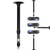15-25 in Universal Projector Ceiling Mount Height Extendable Projector Wall Mount Video Projector Bracket Stand 3 in 1 360° Rotatable Head Extendable