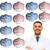 -12 PCS- 3D Mask Bracket-Internal Support Frame Silicone Face Comfortable Breathable Inner Support Mask Frame Bracket Reusable Face Lipstick Protector