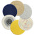 Coasters for Drinks Absorbent Set of 6 Woven Coasters Braided Coffee Cloth Coasters Round Cup Mat Pad Super Absorbent Heat-Resistant Coasters for Wood