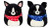 Squishmallow Kellytoy 2020 Mini 5 Black Dogs Set 2 Plush Toy
