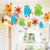 Hanging Monster Bash - Outdoor Hanging Decor - Little Monster Baby Shower or Birthday Party Decorations - 10 Pieces