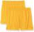Soffe Juniors Authentic Cheer Short  Light Gold  Medium -2-Pack-