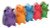 Multipet International 43025 8 Hedgehog Dog Toy - Quantity 3