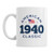 80th Birthday Vintage Gift Mug Present for 80 Men Women 10oz Coffee Mug