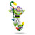 Hallmark Keepsake Disney/Pixar Toy Story "Buzz in Lights" Holiday Ornament