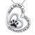 Dog Paw Print Pendant Necklace 925 Sterling Silver Cat Pet Paw Print Engraved Forever in my heart Love Heart Jewelry Dog Lover Gift Dog Paw Print Pendant Necklace 925 Sterling Silver Cat Pet Paw Print Engraved Forever in my heart Love Heart Jewelry Dog Lover Gift