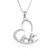 925 Sterling Silver Lucky Elephant Mother Daughter Open Heart Pendant Necklace Jewelry Gift for Women Girls Mom 925 Sterling Silver Lucky Elephant Mother Daughter Open Heart Pendant Necklace Jewelry Gift for Women Girls Mom