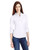 Lee Uniforms Juniors Long Sleeve Stretch Oxford Blouse  White  X-Large