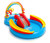 Intex Rainbow Ring Inflatable Play Center, 117" X 76" X 53", for Ages 2+