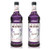 Monin - Lavender Syrup  Aromatic and Floral  Natural Flavors  Great for Cocktails  Lemonades  and Sodas  Vegan  Non-GMO  Gluten-Free -1 Liter  2-Pack-