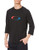 Oakley Mens USA Gradient Ellipse 3-4 Tee  Blackout  XXL