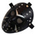 Gmasking Horror Halloween Costume Hockey Mask Party Cosplay Props -Black-silver-
