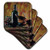 3dRose cst_36496_4 Glass of Wine in Napa Ceramic Tile Coasters, Set of 8