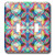 3dRose lsp-8438-2 Abstract Digital Art 2 By Angelandspot Double Toggle Switch
