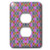3dRose lsp-7679-6 Abstract Digital Art by Angelandspot 2 Plug Outlet Cover