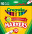 Crayola Broad Line Markers, Classic Colors 10 Each (Pack of 24)
