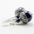 Acorn Earrings made with Dark Purple Simulated Pearls from Swarovski  Sterling Silver Earwires Acorn Earrings made with Dark Purple Simulated Pearls from Swarovski  Sterling Silver Earwires