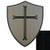 LEGEEON ACU US Navy Seals DEVGRU Crusaders Templar Knight Cross GITD Morale PVC 3D Hook Loop Patch