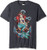 Disney Mens Little Mermaid Ariel Anchor Graphic T-Shirt  Charcoal Heather  5XL