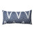 Pillow Perfect Bali Bolster Throw Pillow  Navy