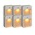 Mr. Beams MB720A Sleep Friendly Battery-Powered Motion-Sensing LED Stick-Anywhere Nightlight with Amber Color Light (6-Pack), White