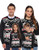 Akalnny Family Matching Christmas Sweaters Ugly Reindeer Snowflakes Cute Knitted Sweaters Pullover-Black Kids-Age 2-