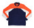 Alfani Mens Full Zip Colorblocked Lightweight Knit Jacket -Ginger Wrap  Small-