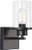Black Bathroom Vanity Light Farmhouse Bathroom Lighting Fixtures Over Mirror  Wall Sconce Hallway Light Fixtures with Clear Glass Shades-1 Light-