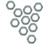 Allstar Performance ALL16003-10 7-16-14 Hex Nut - 10 Piece