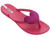 Ipanema Wave Heart Womens Flip Flops  Pink-Red -9 US-