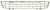 Sherman Replacement Part Compatible with Ford Expedition Front Bumper Grille -Partslink Number FO1036102-