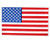 Hot Leathers American Flag Border Patch -3 Width x 2 Height-