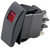 Ancor 554011 Marine Grade Electrical Sealed Rocker Switch with Light -Single Pole-Single Throw  Momentary On-Constant Off-