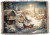 Simply Home One Horse Open Sleigh Tapestry Throw Blanket