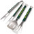 YouTheFan NCAA Oregon Ducks Spirit Series 3-Piece BBQ Set
