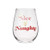 Blush Nice and Naughty Stemless Wine Glass  One Size  Nice and Naughty